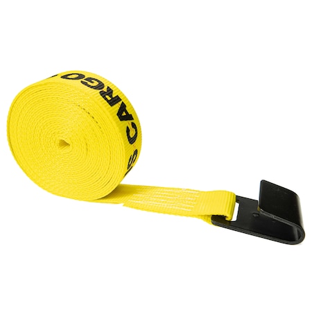 Us Cargo Control 2" x 25' Replacement Strap w/ Flat Hook 225FH